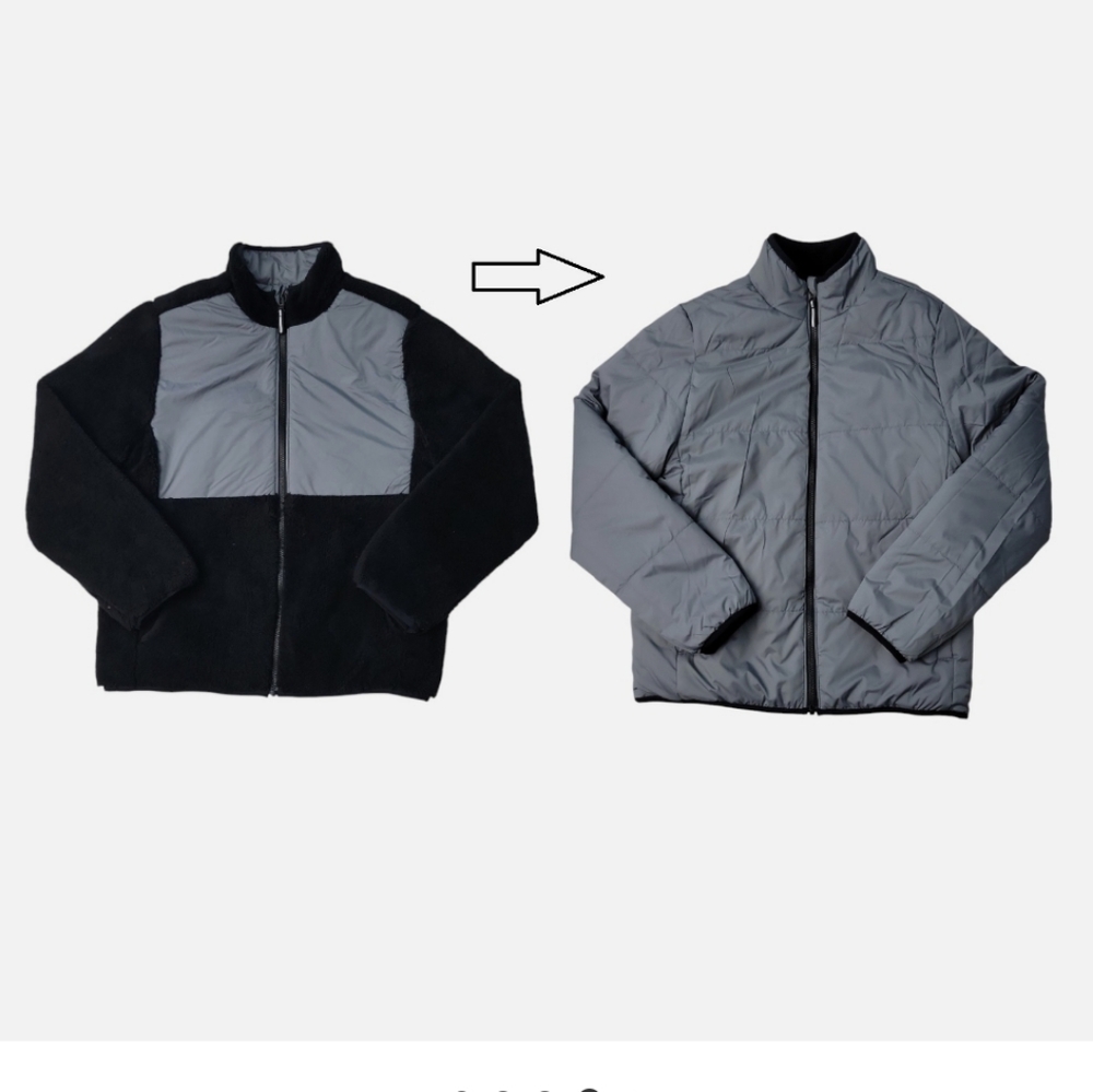 Members Mark Kids Reversible Fleece Puffer Jacket, Size 4/5